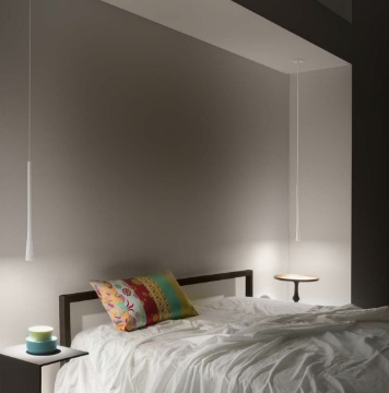 Immagine di Sospensione Da Incasso Slim Per Comodino Led 7w 3000k Dafne Gea Luce