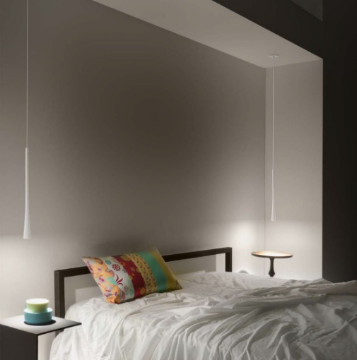 Immagine di Sospensione Da Incasso Slim Per Comodino Led 7w 3000k Dafne Gea Luce