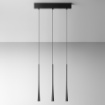 Immagine di Sospensione 3 Luci A Binario Per Isola Cucina Led 3000k Dafne Gea Luce