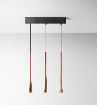 Immagine di Sospensione 3 Luci A Binario Per Isola Cucina Led 3000k Dafne Gea Luce