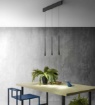 Immagine di Sospensione 3 Luci A Binario Per Isola Cucina Led 3000k Dafne Gea Luce