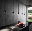 Immagine di Sospensione Incasso Nera Per Penisola Cucina Led 3000k Ottica 24 Ursula Gea