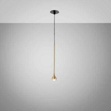 Immagine di Lampada Da Incasso Pendente Oro Per Penisola Led 3000k Ottica 24 Ursula Gea