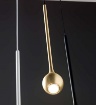 Immagine di Lampada Da Incasso Pendente Oro Per Penisola Led 3000k Ottica 24 Ursula Gea