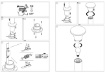 Immagine di Lampioncino Per Esterni 97 cm Fungo Antracite IP54 GES2271 Gea Led