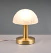 Immagine di Lampada Tavolo Ottone Vetro Con Pulsante Touch Trio Fynn II
