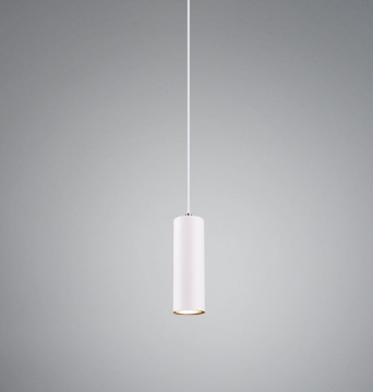 Immagine di Lampada Pendente Cilindro Bianco Marley Led GU10 Trio Lighting