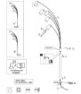 Immagine di Piantana Moderna Nera Con Bracci Curvi e Faretti Direzionabili GU10 Trio Marley