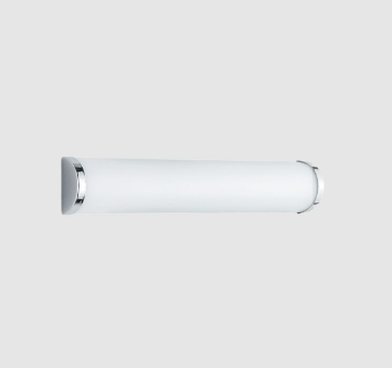 Immagine di Applique Vetro Bianco Per Bagno 40cm Cromo Xavi 3xE14 Trio Lighting