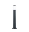 Immagine di Paletto Led Con Prese Schuko Da Esterno IP54 Antracite Discovery Intec Light