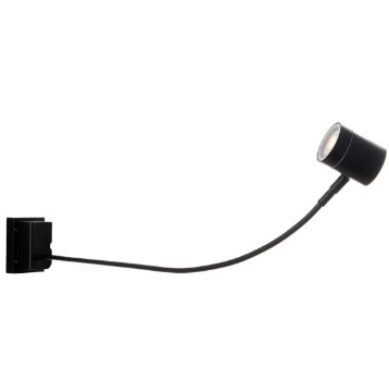 Immagine di Applique Per Insegna Facciata Esterno Nero Faretto GU10 Orientabile IP55 Banner Intec