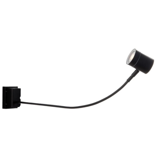 Immagine di Applique Per Insegna Facciata Esterno Nero Faretto GU10 Orientabile IP55 Banner Intec