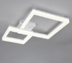 Immagine di Plafoniera Squadrata Bianca Led 22w 4000k Camino Trio