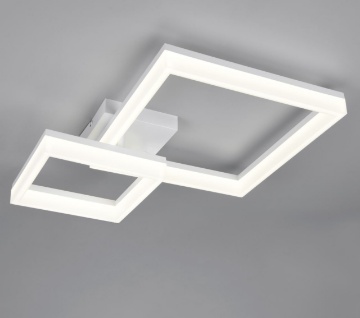 Immagine di Plafoniera Squadrata Bianca Led 22w 4000k Camino Trio