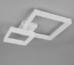 Immagine di Plafoniera Squadrata Bianca Led 22w 4000k Camino Trio