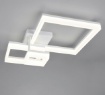 Immagine di Plafoniera Bianca Design Geometrico 3 Quadrati Led 32w 4000k Camino Trio