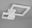 Immagine di Plafoniera Bianca Design Geometrico 3 Quadrati Led 32w 4000k Camino Trio