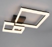 Immagine di Plafoniera Geometrica Nera 3 Quadrati Led 32w 3000k Camino Trio