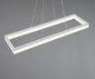 Immagine di Lampadario Led Rettangolo Bianco Per Tavolo 27w 4000k Camino Trio