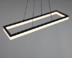 Immagine di Lampadario Led Da Tavolo Nero Rettangolare 27w 3000k Camino Trio