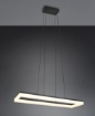 Immagine di Lampadario Led Da Tavolo Nero Rettangolare 27w 3000k Camino Trio