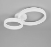 Immagine di Plafoniera Scope Bianca Cerchi Led 22w 4000k Trio