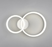 Immagine di Plafoniera Scope Bianca Cerchi Led 22w 4000k Trio
