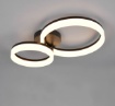 Immagine di Plafoniera Cerchi Neri Led 22w 3000k Scope Trio Lighting