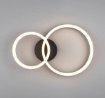Immagine di Plafoniera Cerchi Neri Led 22w 3000k Scope Trio Lighting