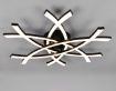 Immagine di Plafoniera Design Inteccio Nero Led 33w 3000k Pollock Trio Lighting