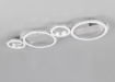 Immagine di Plafoniera Cromo Cerchi Luminosi Led 4000k Lumos Trio Lighting