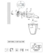 Immagine di Lanterna Bianca Da Parete Esterna Venta IP44 Trio Lighting