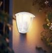 Immagine di Applique Esterno Bianca Con Vetro Venta IP44 Trio Lighting