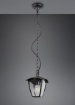 Immagine di Lampada A Sospensione Esterna Lanterna Nera Venta IP44 Trio Lighting