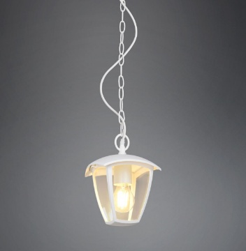 Immagine di Sospensione Per Esterno Lanterna Bianca Venta IP44 Trio Lighting
