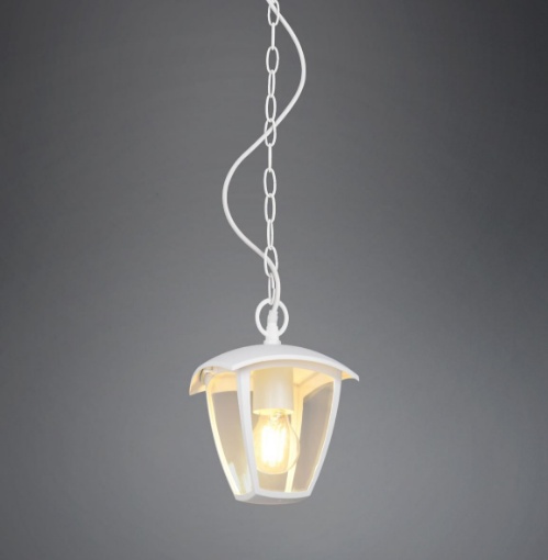 Immagine di Sospensione Per Esterno Lanterna Bianca Venta IP44 Trio Lighting