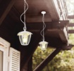 Immagine di Sospensione Per Esterno Lanterna Bianca Venta IP44 Trio Lighting