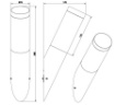 Immagine di Applique Esterna Cilindro Trioto Nichel E27 IP44 Trio Lighting