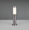 Immagine di Lampioncino Da Giardino Trioto Cilindro Grigio Nichel 45 cm Trio Lighting