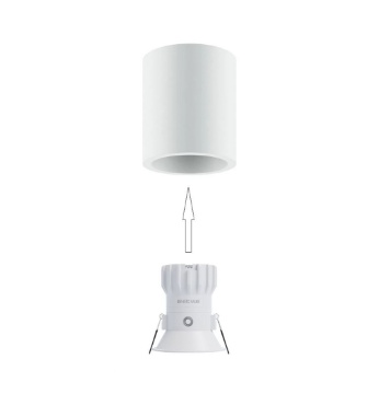 Immagine di Accessorio Faretto Pulsar 8w Per Installazioni A Plafone Soffitto Beneito Faure