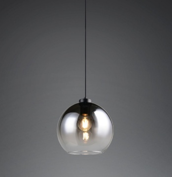 Immagine di Sospensione Vetro Fume Sfera 25cm Liora Trio
