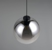 Immagine di Sospensione Vetro Fume Sfera 25cm Liora Trio
