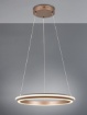 Immagine di Lampadario Rotondo Moka Amador Led CCT 34w Dimmerabile Trio
