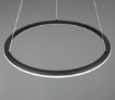 Immagine di Lampadario Amador Nero Per Soggiorno Led 48w CCT Switch Dimmer Trio