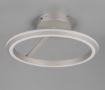 Immagine di Plafoniera Rotonda Nichel Led 34w CCT Dimmer Amador Trio
