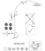 Immagine di Piantana ad Arco Led 21w Dimmerabile Moka Amador Trio