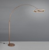 Immagine di Piantana ad Arco Led 21w Dimmerabile Moka Amador Trio