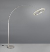 Immagine di Piantana ad Arco Nichel Led 21w CCT Dimmerabile Amador Trio