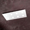 Immagine di Plafoniera Rettangolare Sottile 8 Luci Led Gx53 Area 1127 PL8R Top Light