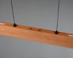 Immagine di Lampadario In Legno Da Tavolo Led CCT Dimmerabile Edgewood Trio